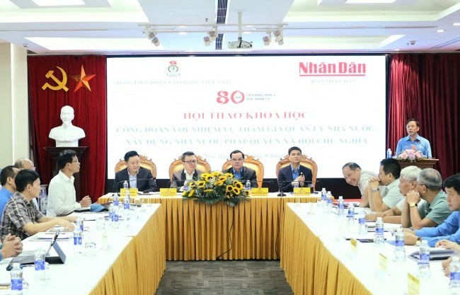 Phát huy vai trò công đoàn trong xây dựng nhà nước pháp quyền