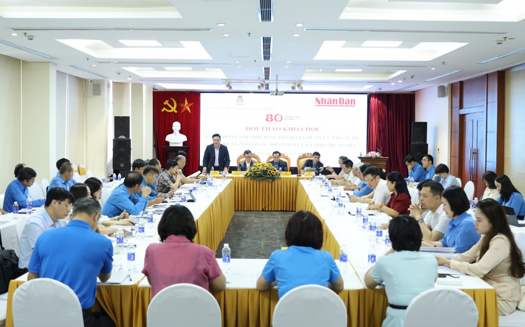 Phát huy vai trò công đoàn trong xây dựng nhà nước pháp quyền