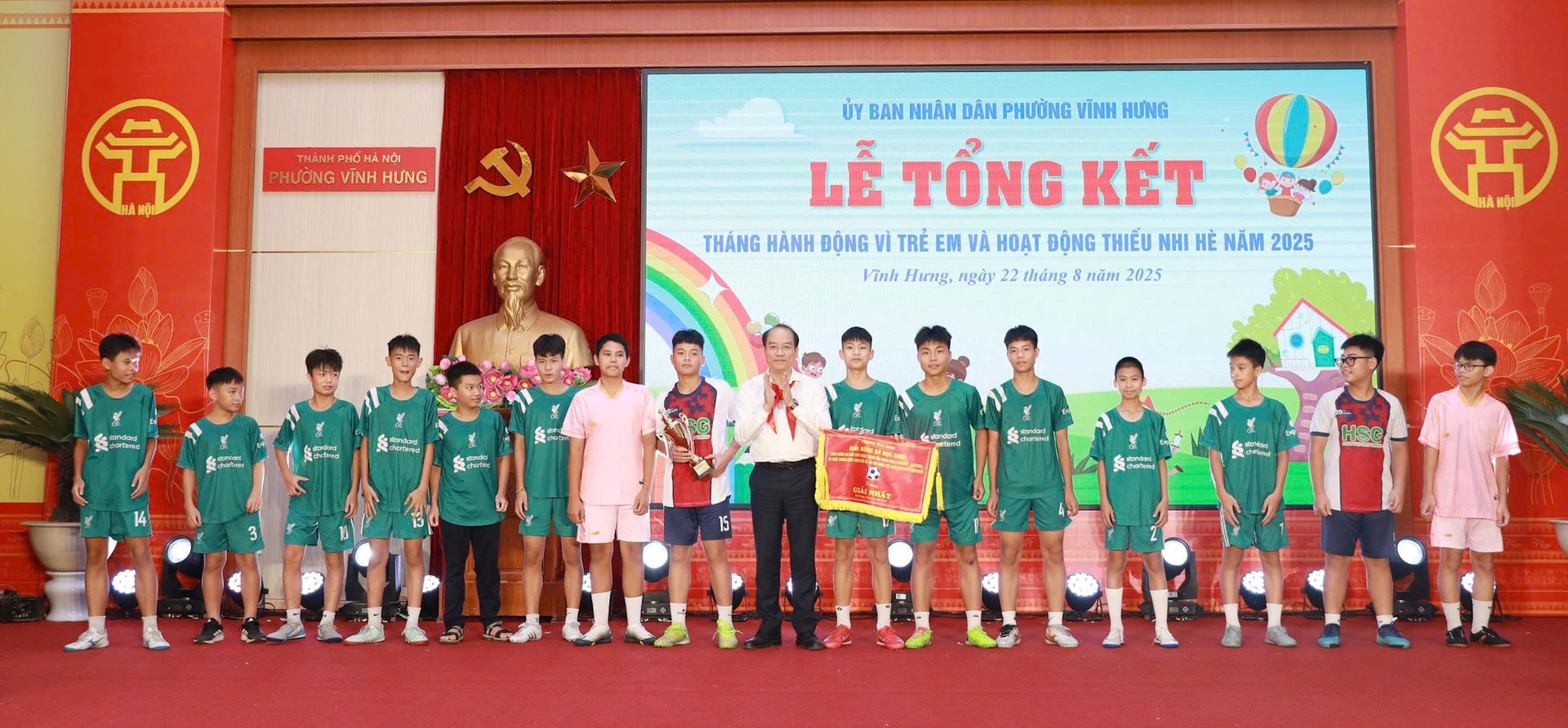 Phường Vĩnh Hưng tạo môi trường lành mạnh cho thanh thiếu nhi phát triển
