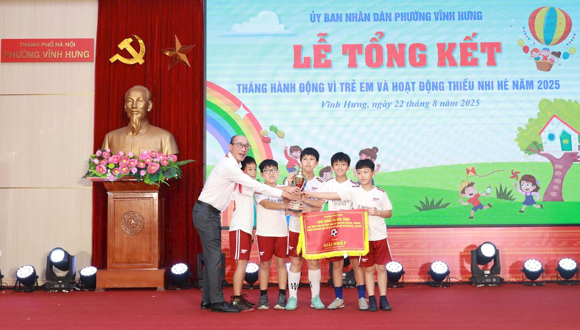 Phường Vĩnh Hưng tạo môi trường lành mạnh cho thanh thiếu nhi phát triển