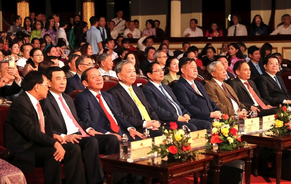 Lãnh đạo Đảng, Nhà nước dự Lễ kỷ niệm