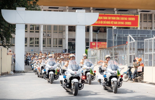 Gần 700 CSGT tăng cường về Hà Nội phục vụ diễu binh A80