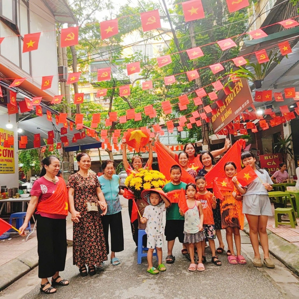Phường Ngọc Hà rợp sắc cờ hoa, hân hoan mừng Quốc khánh 2/9 Phường Ngọc Hà rợp sắc cờ hoa, hân hoan mừng Quốc khánh 2/9