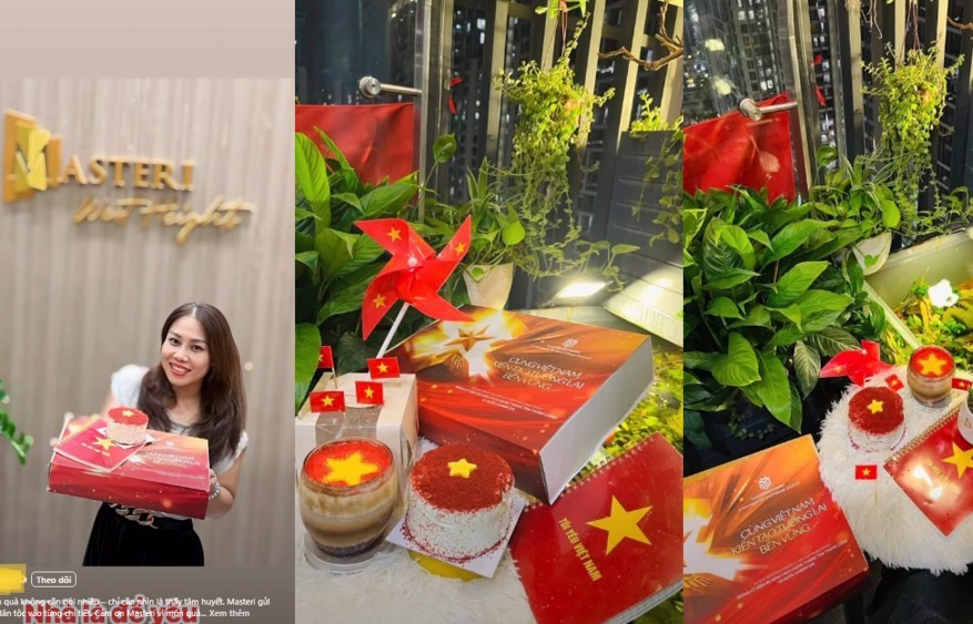 Cư dân Masterise Homes nhận quà “Yêu nước”, tự hào “phủ đỏ” Việt Nam