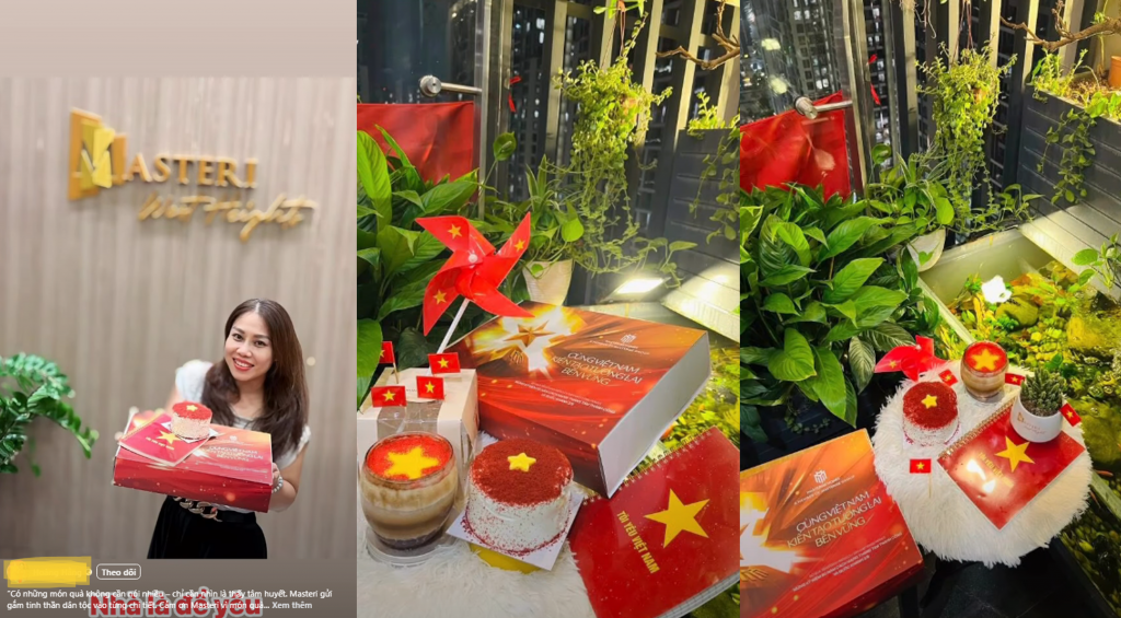 Cư dân Masterise Homes nhận quà “Yêu nước”, tự hào “phủ đỏ” Việt Nam