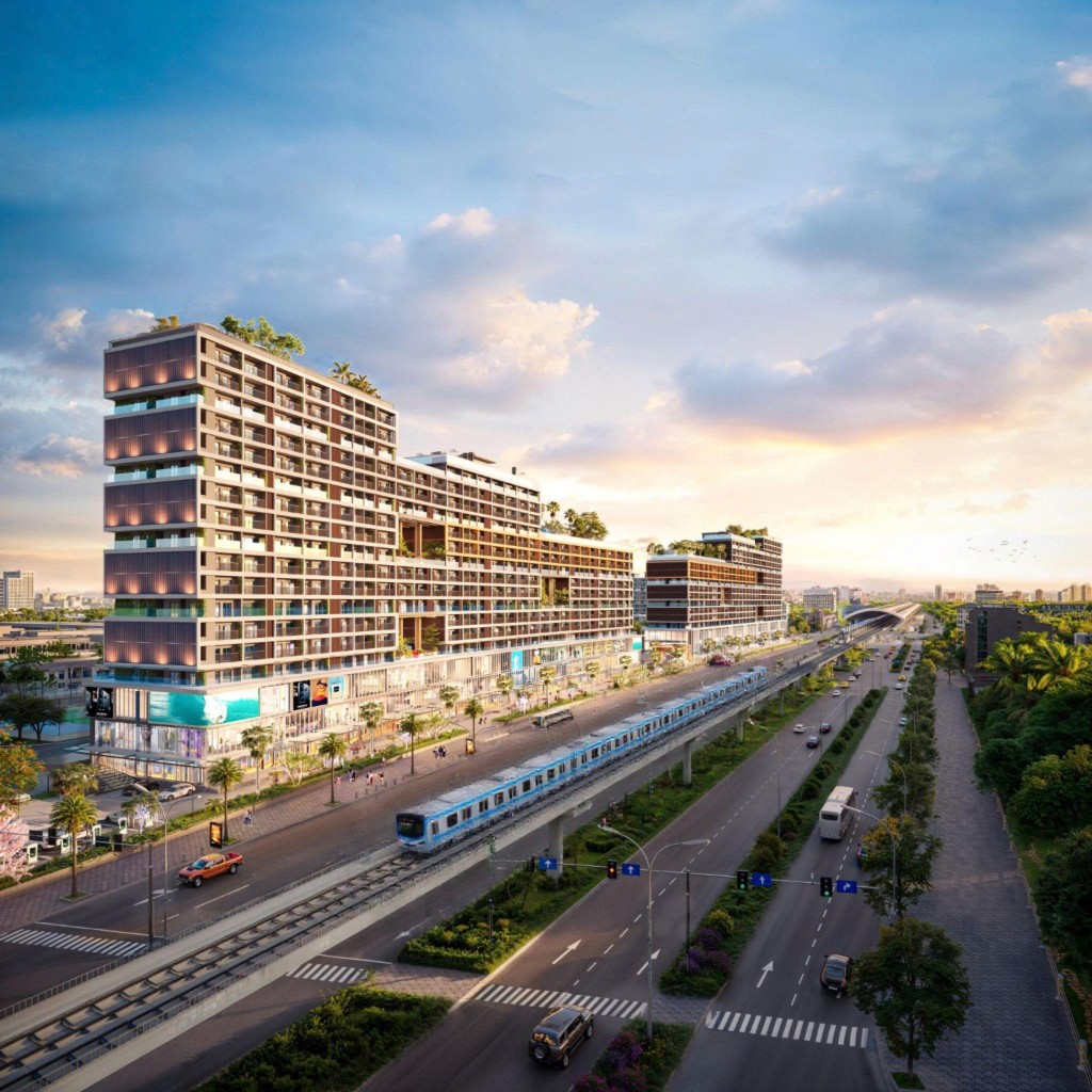 Tọa lạc trên trục huyết mạch Tôn Đức Thắng (25B), cả hai đầu dự án đều cách ga Metro tương lai 500 m