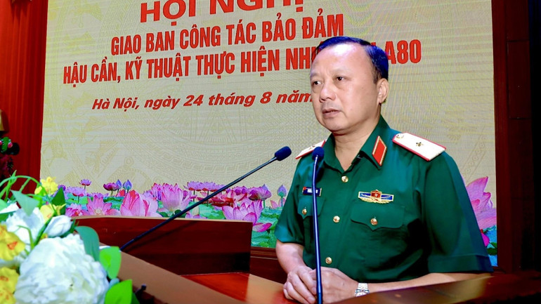 Chủ động trong công tác bảo đảm hậu cần, kỹ thuật cho nhiệm vụ A80