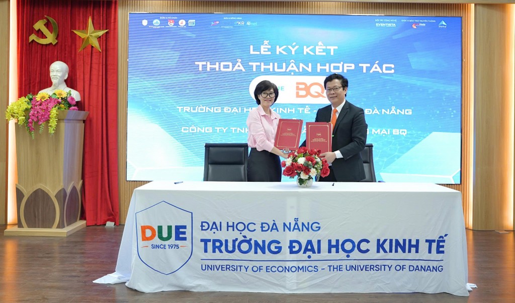 Trường Đại học Kinh tế ký kết hợp tác phối hợp trong hoạt động khởi nghiệp