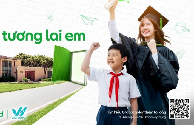 Grab triển khai chương trình học bổng GrabScholar dành cho học sinh, sinh viên tại Việt Nam