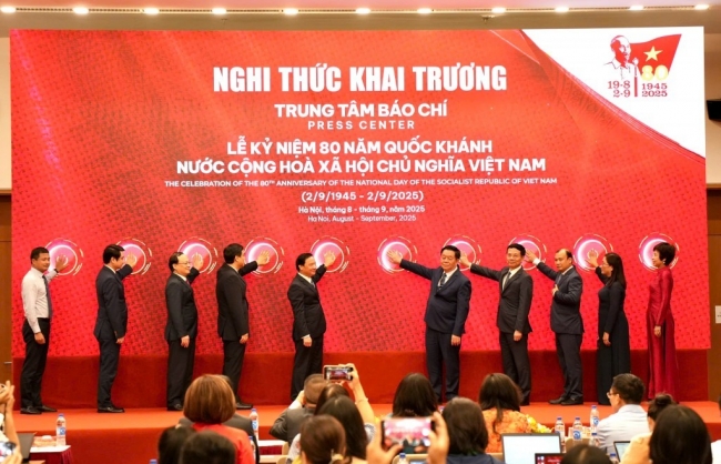 Khai trương Trung tâm báo chí tuyên truyền sự kiện A80