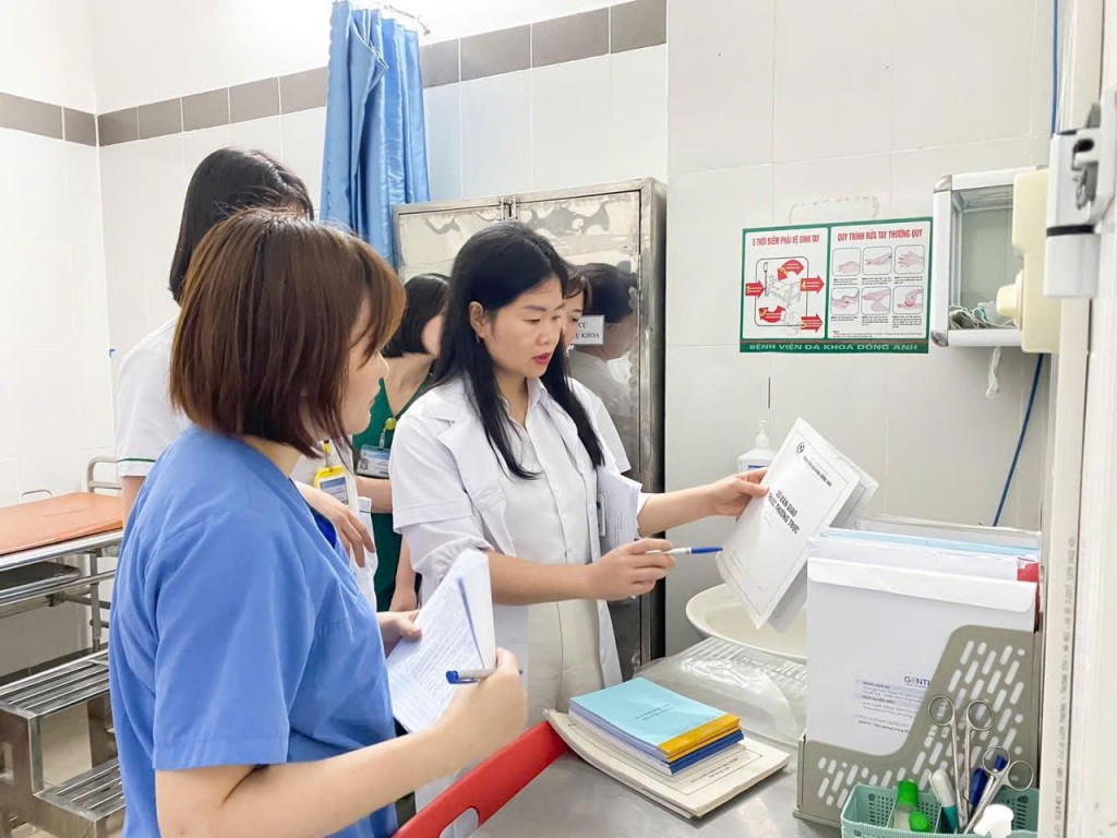 Bệnh viện Đa khoa Đông Anh triển khai nhiệm vụ A80 đáp ứng y tế phục vụ Triển lãm thành tựu kinh tế - xã hội