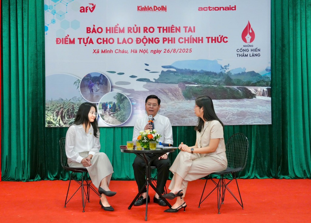 Bảo hiểm rủi ro thiên tai, điểm tựa cho lao động phi chính thức