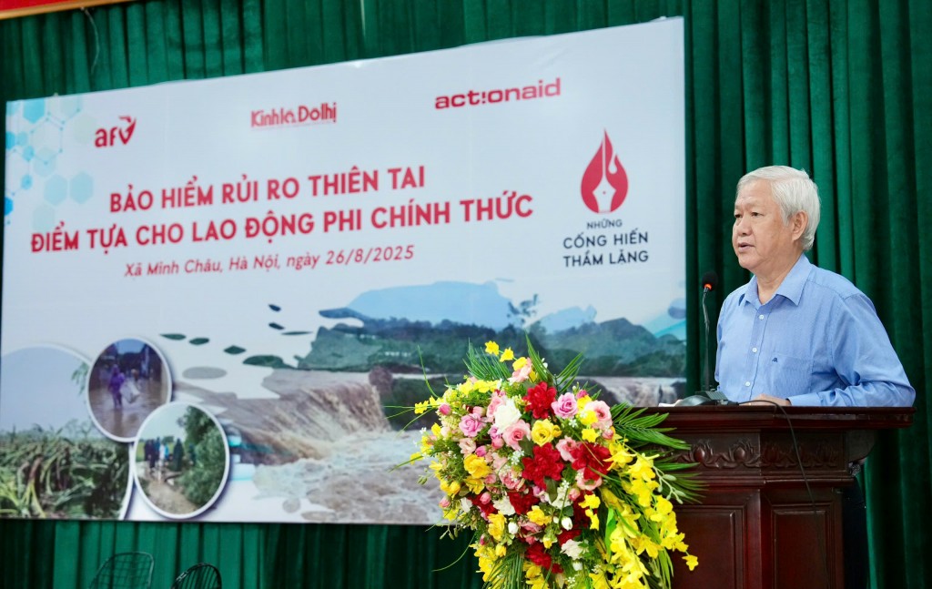 Bảo hiểm rủi ro thiên tai, điểm tựa cho lao động phi chính thức