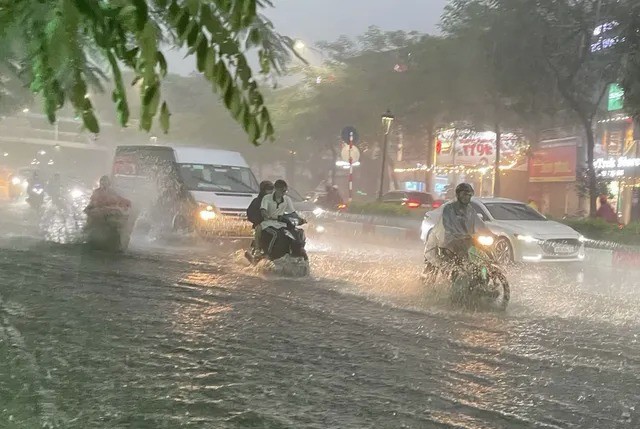 Mây đối lưu đang có xu hướng phát triển và gây mưa