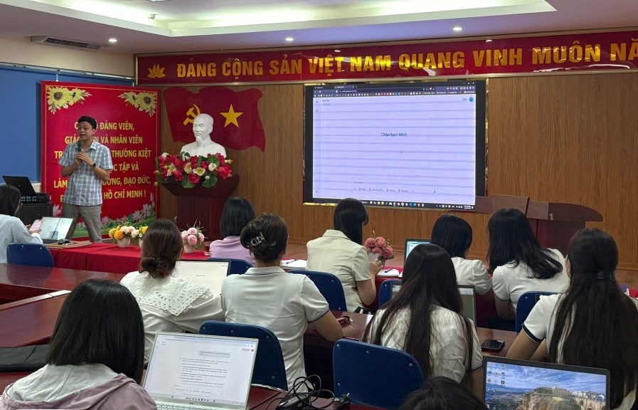 Ứng dụng AI trong giáo dục - mô hình mới ở phường Bồ Đề