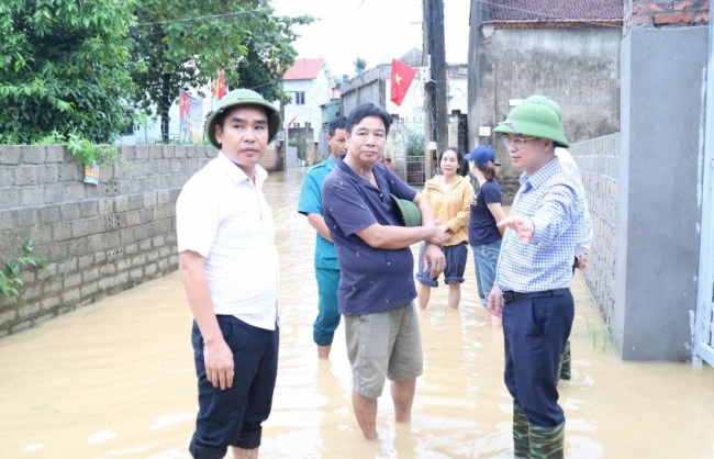 Xã Quảng Bị: 80 hộ dân phải di chuyển vì ngập do mưa bão