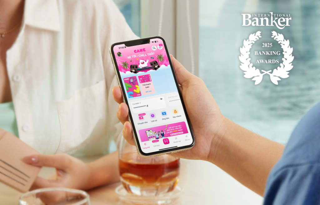 Cake đạt giải “Ngân hàng số tốt nhất Việt Nam 2025” của International Banker Cake đạt giải “Ngân hàng số tốt nhất Việt Nam 2025” của International Banker
