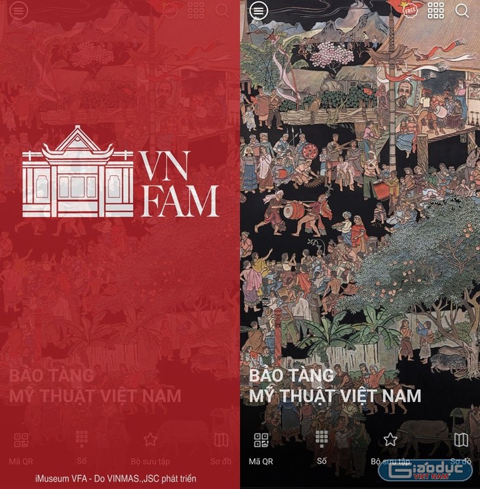 Khách tham quan đánh giá cao trải nghiệm iMuseum VFA của Bảo tàng Mỹ thuật Việt Nam
