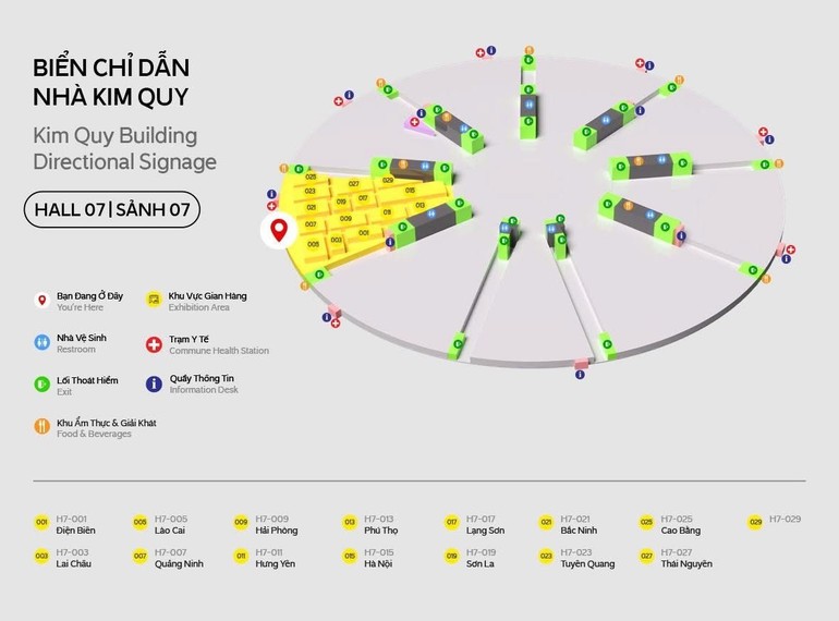 Sảnh 7 Tỉnh giàu nước mạnh.