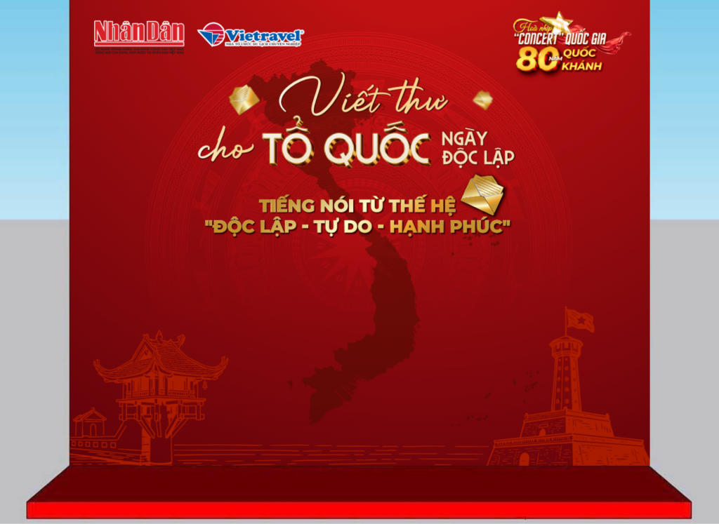 Triển lãm còn mang đến một khoảng lặng đầy xúc động với hoạt động “Viết thư cho Tổ quốc ngày Độc lập”