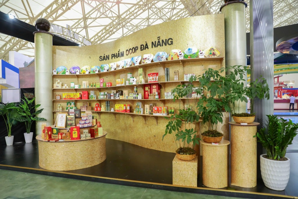 Không gian trưng bày sản phẩm OCOP đặc trưng 