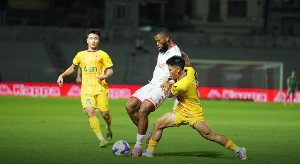 Vòng 3 V-League 2025/26: Sông Lam Nghệ An thua trắng Hải Phòng