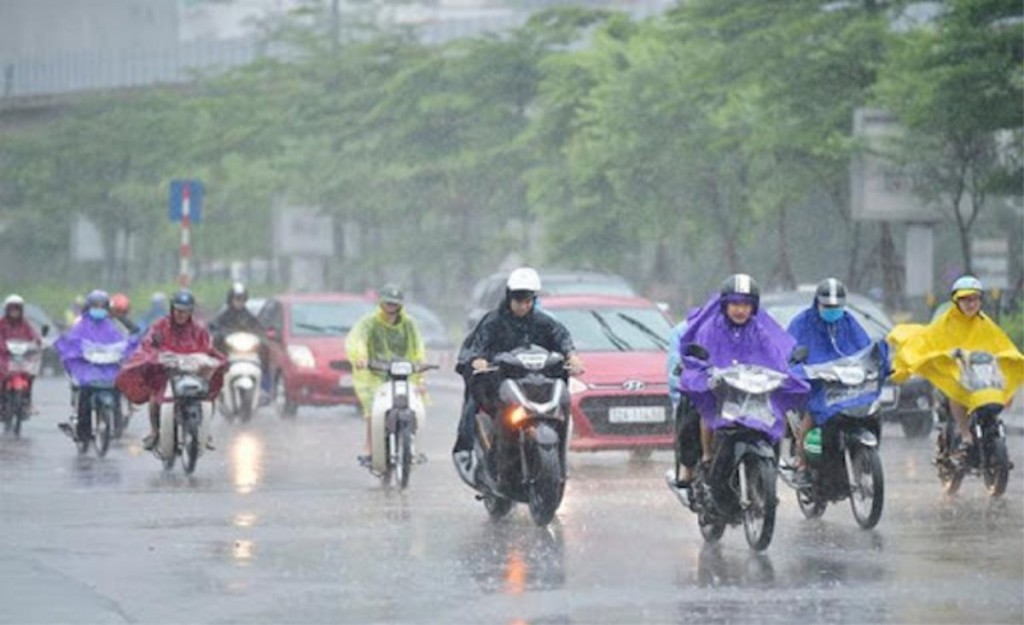 Thời tiết ngày 28/8: Nhiều khu vực có mưa rào và dông