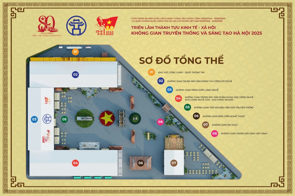 Hoành tráng, sáng tạo triển lãm “80 năm Hành trình Độc lập - Tự do - Hạnh phúc”