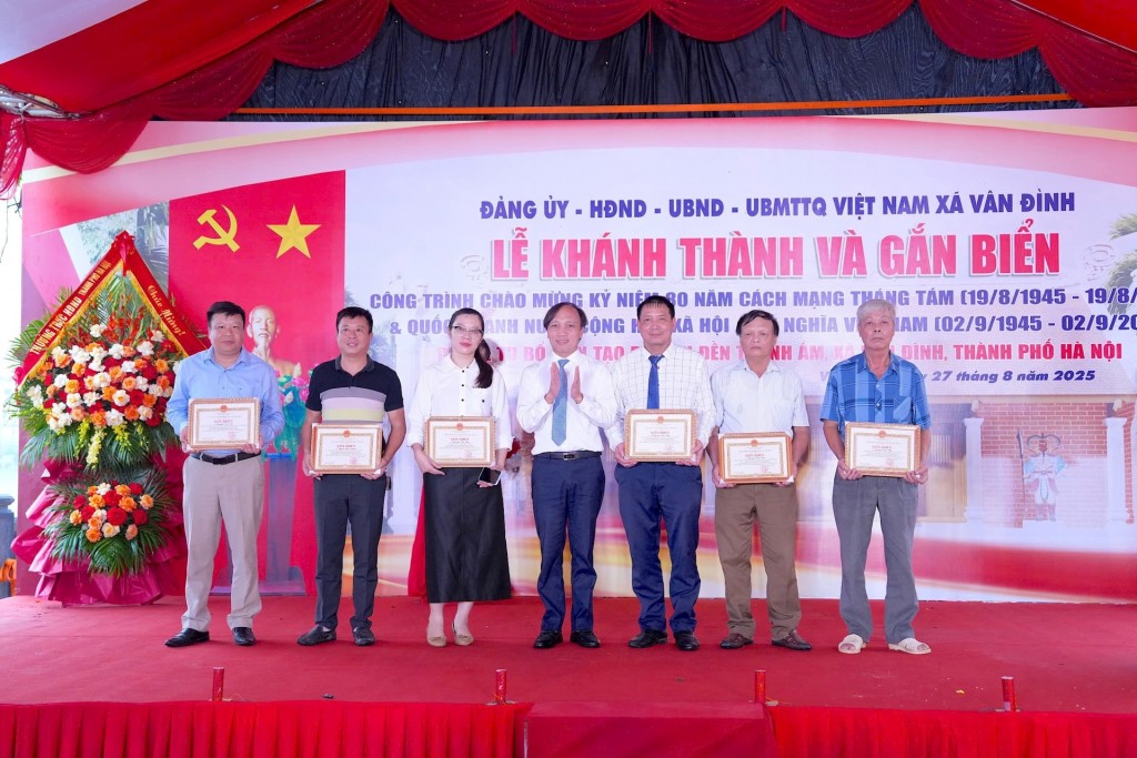 Chủ tịch UBND xã Vân Đình Nguyễn Ngọc Điệp