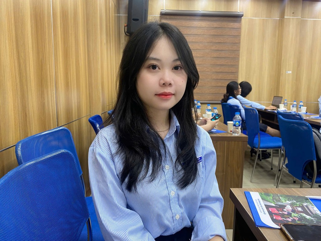 Đỗ Thị Hương, sinh viên năm cuối khoa Tài chính – Ngân hàng