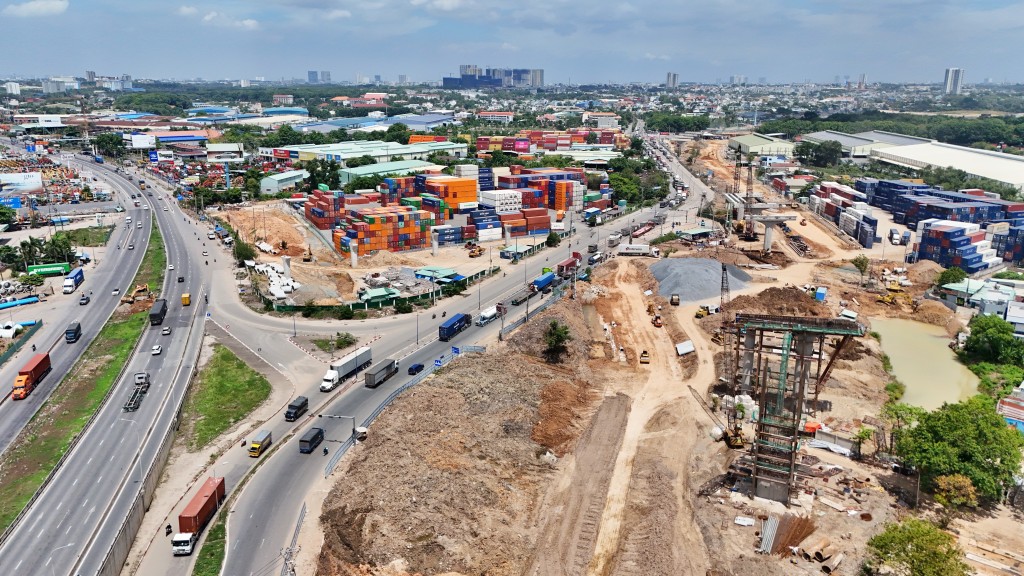 Dự án thành phần 1A, đoạn Tân Vạn - Nhơn Trạch giai đoạn 1 được xem là bước tiến quan trọng của dự án đường Vành đai 3 TP Hồ Chí Minh