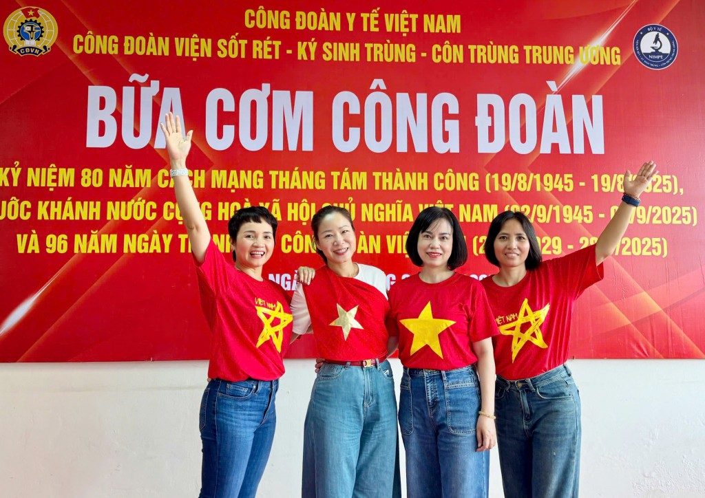 “Bữa cơm Công đoàn” ấm áp viện sốt rét