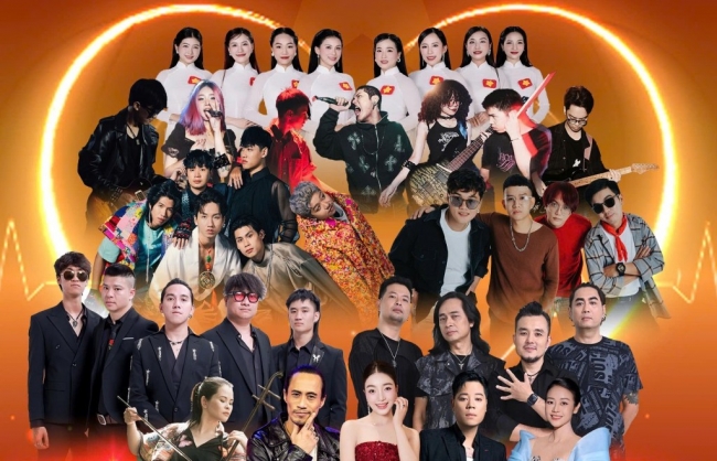 “Rock Concert - Trái tim Việt Nam” hứa hẹn sôi động, bùng nổ