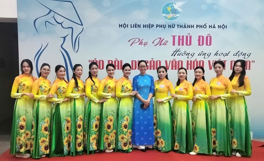 Khối Phụ nữ Việt Nam rạng rỡ trước giờ tổng duyệt diễu binh A80