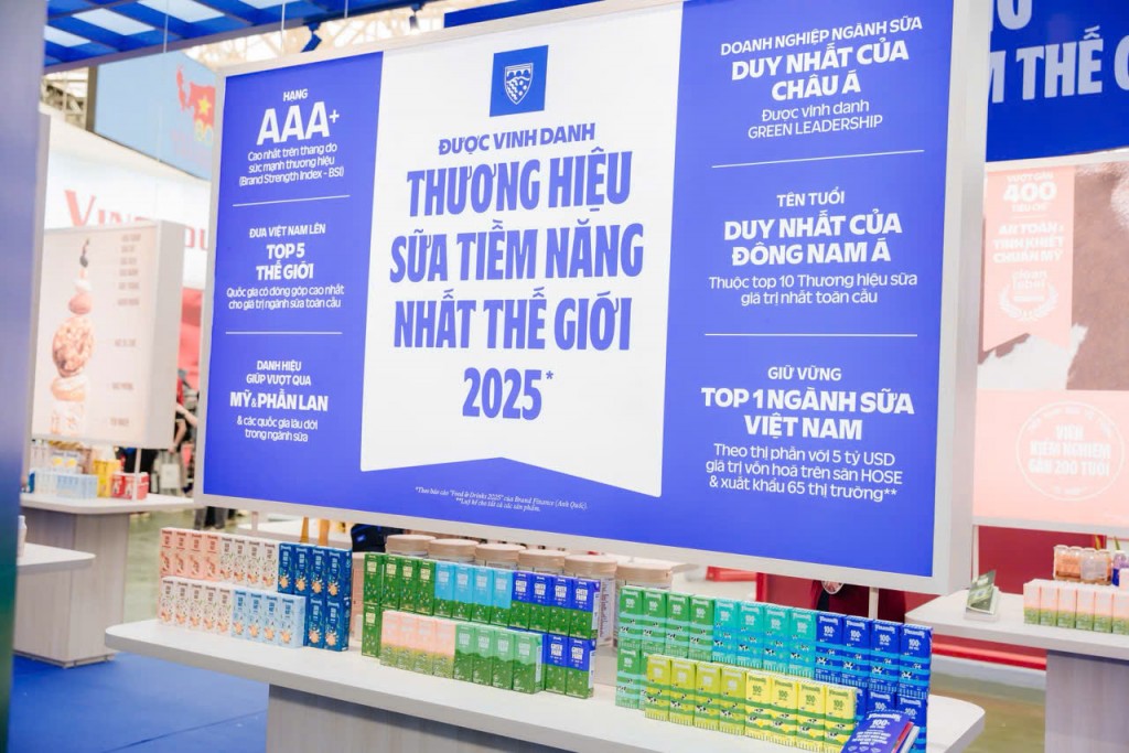 Không gian triển lãm của Vinamilk được thiết kế hiện đại, gần gũi và đầy sáng tạo. (Ảnh: Vi Nam) Không gian triển lãm của Vinamilk được thiết kế hiện đại, gần gũi và đầy sáng tạo. (Ảnh: Vi Nam)