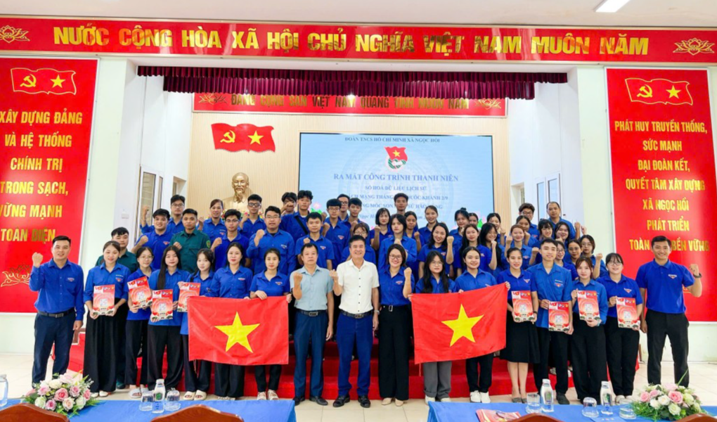 Đoàn Thanh niên xã ra mắt công trình