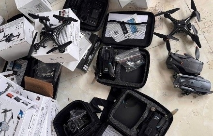 Hà Nội: Phát hiện, thu giữ 105 thiết bị bay trái phép