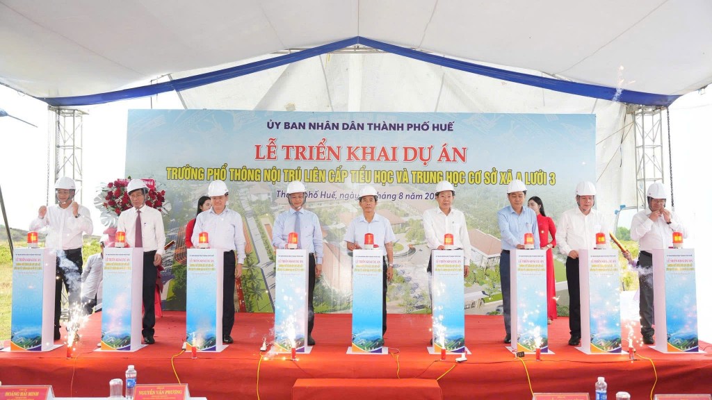 dự án Trường phổ thông nội trú liên cấp Tiểu học và THCS xã A Lưới 3 