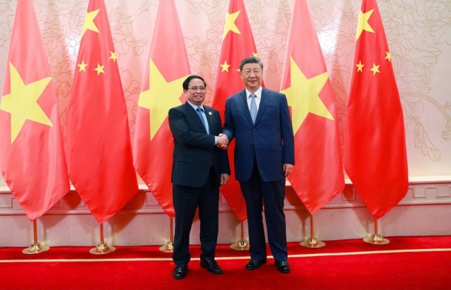 Thủ tướng Phạm Minh Chính hội kiến Tổng Bí thư, Chủ tịch nước Trung Quốc
