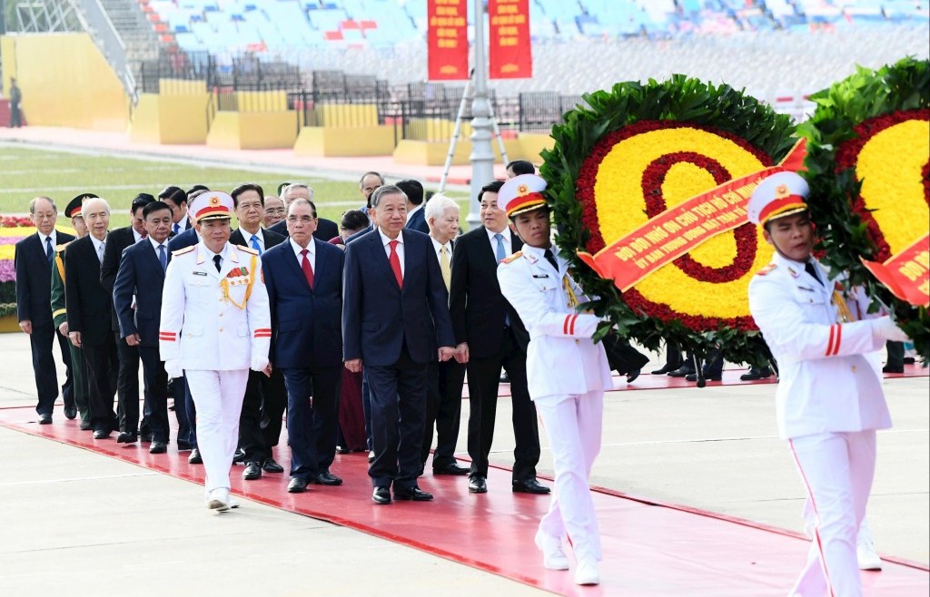 Lãnh đạo Đảng, Nhà nước vào Lăng viếng Chủ tịch Hồ Chí Minh