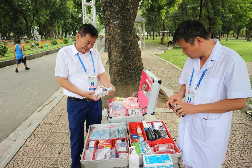 Kiểm tra, bảo đảm y tế cho sự kiện A80 tại Hà Nội