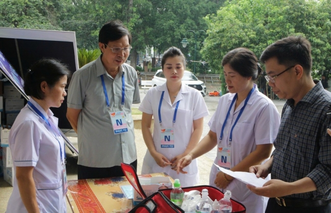 Kiểm tra, bảo đảm công tác y tế phục vụ A80
