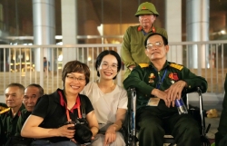 Cựu chiến binh phấn khởi vì được bố trí chỗ ngồi ưu tiên