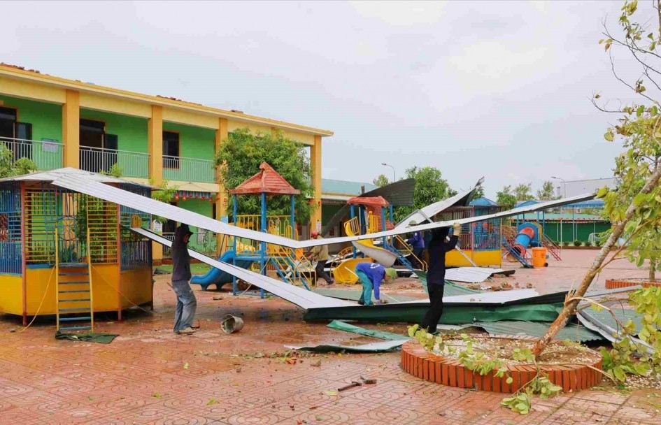 Tập trung khắc phục, sửa chữa cơ sở giáo dục bảo đảm điều kiện khai giảng năm học mới