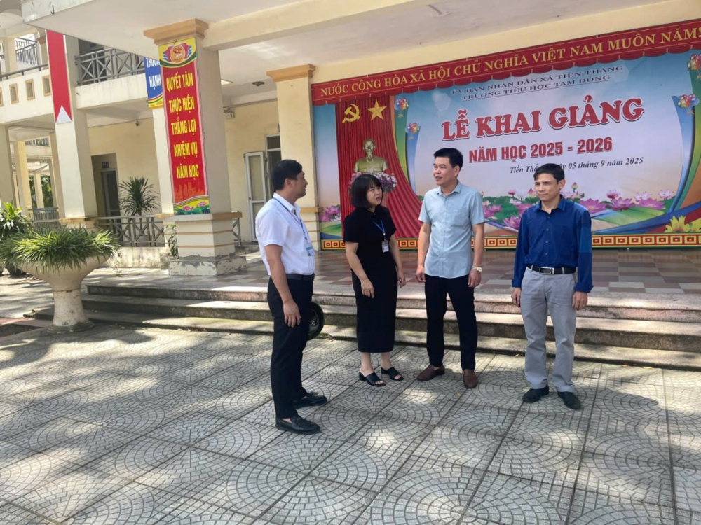 Xã Tiến Thắng: Hoàn thành công tác chuẩn bị cho năm học mới