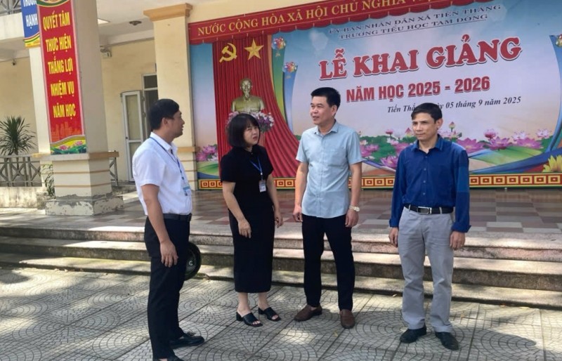 Xã Tiến Thắng: Hoàn thành công tác chuẩn bị cho năm học mới