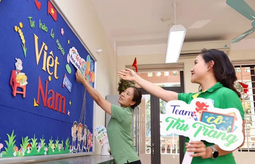 Trường học rực rỡ, sẵn sàng đón lễ khai giảng đặc biệt