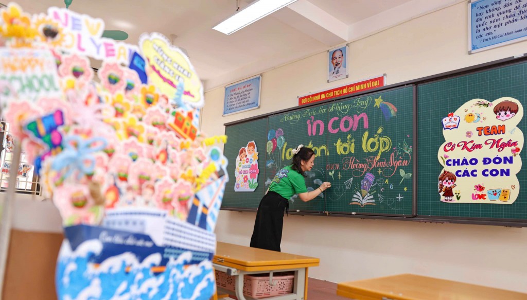 Trường học rực rỡ, sẵn sàng đón lễ khai giảng đặc biệt