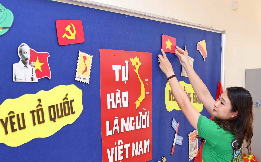 Trường học rực rỡ, sẵn sàng đón lễ khai giảng đặc biệt