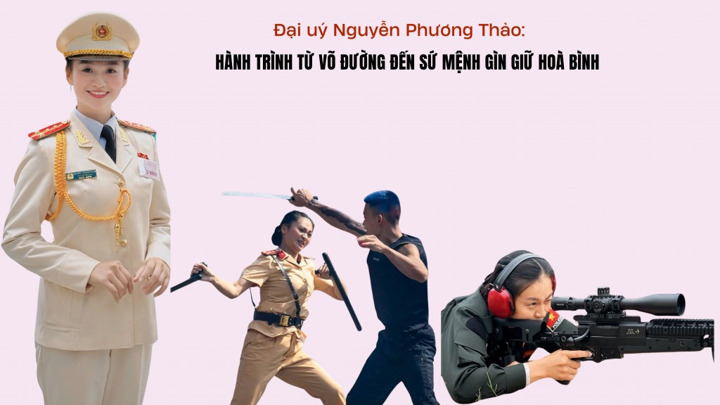 Nữ Đại uý Công an Nhân dân với sứ mệnh gìn giữ hoà bình